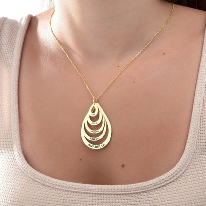 Personalized Teardrop Necklace